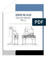 Enos Alexus W-A10 Manual de Operacion y Mtto Rev A