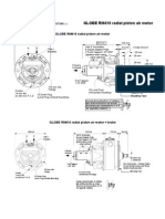 GLOBE RM410 Radial Piston Air Motor