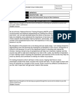 Form - NSTP100 Term-End Assessment - Essay On One's Existence