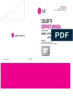 Color TV: Service Manual