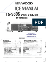 Kenwood-TRIO - TS930 HF Tranciever - Service Manual