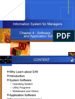 Information System For Managers Chapter 4 - Software: Systems and Application Software