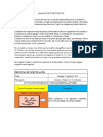 Analisis de Investigacion Yogurt Colageno