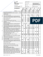 BMW of North America, LLC 2001 Models (Except X5) Service Maintenance Checklist