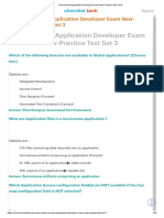 Servicenow Application Developer Exam New-Practice Test Set 3