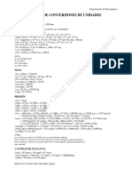 Tabla de Conversiones de Unidades