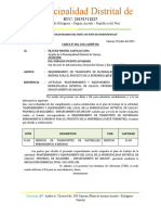 Carta N°002-2021 Requerimiento Flete Terrestre