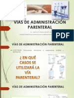 Vías de Administración Parenteral