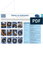 WEG Danos en Bobinados Motores Trifasicos Wmo005 Guia Instalacion Espanol