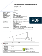 Rigging Plant Design For Installing Actuator at CGP Based On Tadano TR 200E