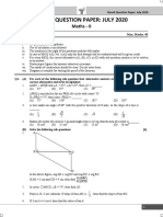 Board Question Paper: July 2020: Maths - II