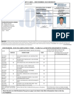 ICSI Admit Card