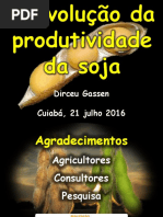 A Evolução Da Produtividade Da Soja Dirceu Gassen