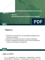 m1. Metodología de Sistema Comando de Incidentes