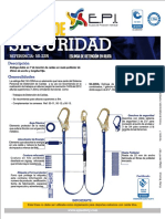 Ficha Tecnica de Eslinga de Detencion en y Ref 50-23r A6