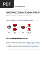 Marco Teorico de La Aplicacion Estequiometrica