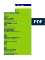 Price List Principal - 01 Feb 21