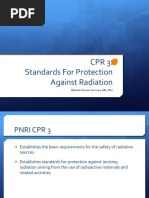 CPR 3: Standards For Protection Against Radiation: Belinda Dancel-San Juan, MD, MSC