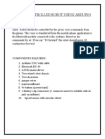 Voice Controlled Robot Using Arduino