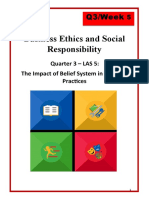 Business Ethics and Social Responsibility: Q3/Week