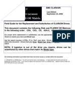 All CLARiiON Disk and FLARE OE Matrices