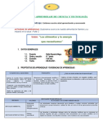 Sesion de Ciencia y Tecnología 6 de Setiembre