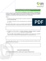 Formato para El Ejercicio Del Derecho A La Portabilidad de Los Datos Personales en Posesión Del Instituto Federal de Telecomunicaciones