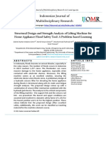 Structural Design and Strength Analysis of Lifting Machine