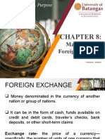 Chapter 8 - Markets For Foreign Exchange