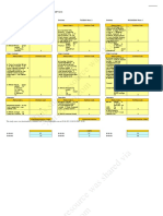 Menu Price Balance Template 5 Day Cycle 1