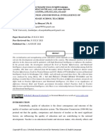 Teacher Effectiveness and Emotional Intelligence of Government Secondary School Teachers