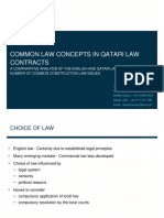 Common Law Concepts in Qatari Law Contracts: 5 % Herbert Smith