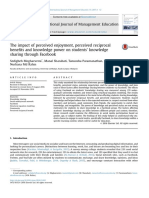 The Impact of Perceived Enjoyment Perceived Reciprocal Benefits and Knowledge Power On Students Knowledge Sharing Through Facebook