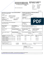 Attestation de Domiciliation Attestation of Domiciliation