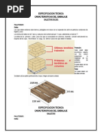 Especificacion Tecnica Palletizado Galletas