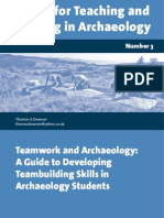 Teamwork and Archaeology: Developing Teambuilding Skills in Archaeology Students