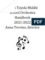 Frank Tejeda Middle School Orchestra Handbook