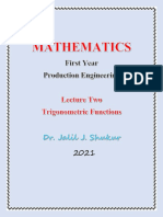 Trigonometric Functions