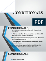 Conditionals