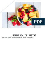 Ensalada de Frutas