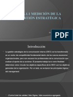 6.1.1 Medición de La Gestió Estratégica