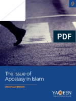 The Issue of Apostasy in Islam