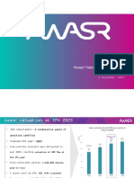 Awasr Valuation at IPO 2023: 4 September, 2021