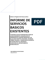 Informe de Servicios Básicos Existentes