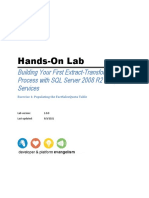 Hands-On Lab: Building Your First Extract-Transform-Load Process With SQL Server 2008 R2 Integration Services