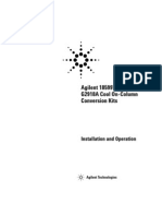 Agilent Cool On-Column Operation Manual