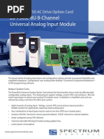 20-750Sc-8U 8-Channel Universal Analog Input Module: Powerflex® 750 Ac Drive Option Card