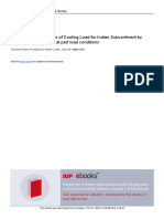 Estimation and Analysis of Cooling Load For Indian