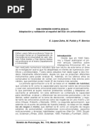 Eqi-Versión Corta (Eqi-C) Adaptación y Validación Al Español Del EQ-i en Universitarios