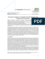 Enzymatic Catalysis of Vegetable Oil With Ethanol in The Presence of Co-Solvents